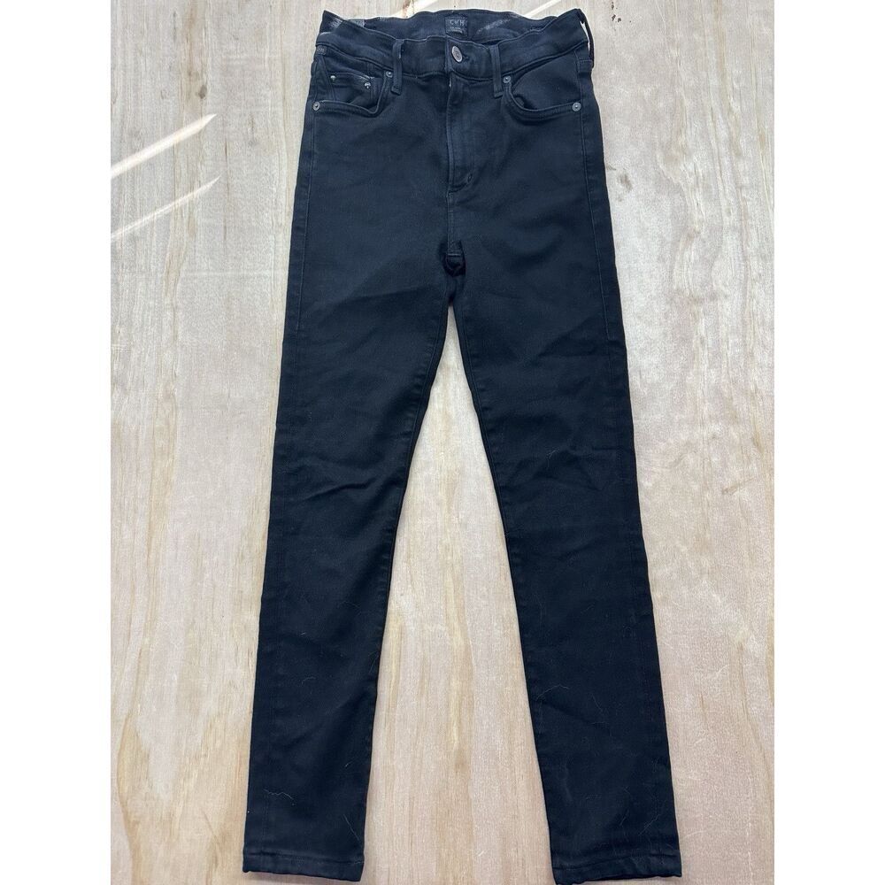 CITIZEN OF HUMANITY Jeans Womens 27‎ Rocket High Rise Skinny Denim Black USA